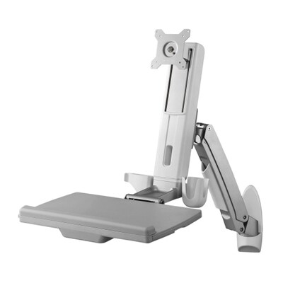 Amer Adjustable Monitor Mount, Up to 24, Gray (AMR1AWS)