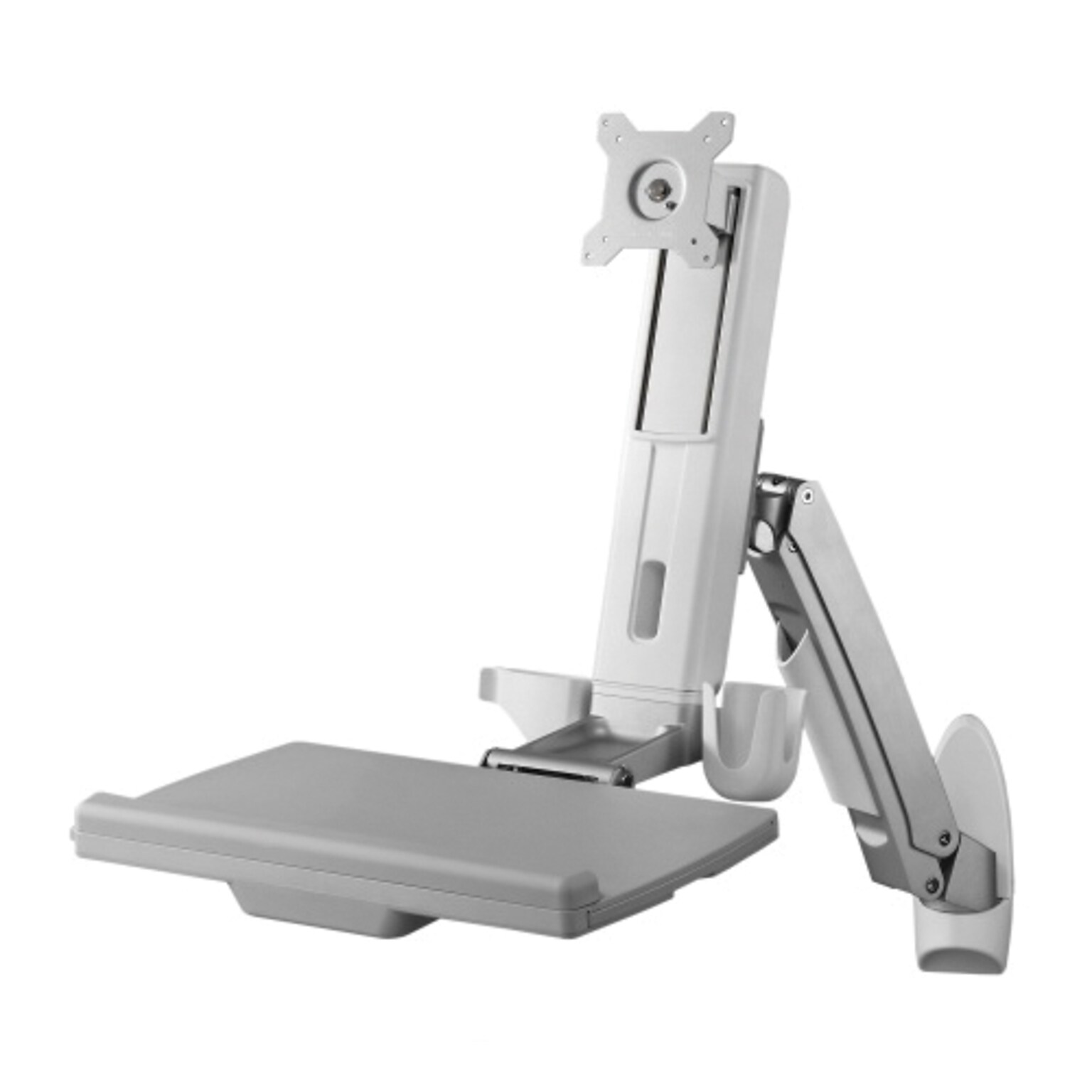 Amer Adjustable Monitor Mount, Up to 24, Gray (AMR1AWS)