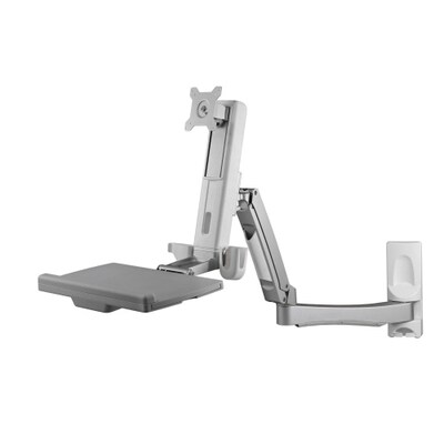 Amer Adjustable Monitor Mount, Up to 24, Gray (AMR1AWSL)