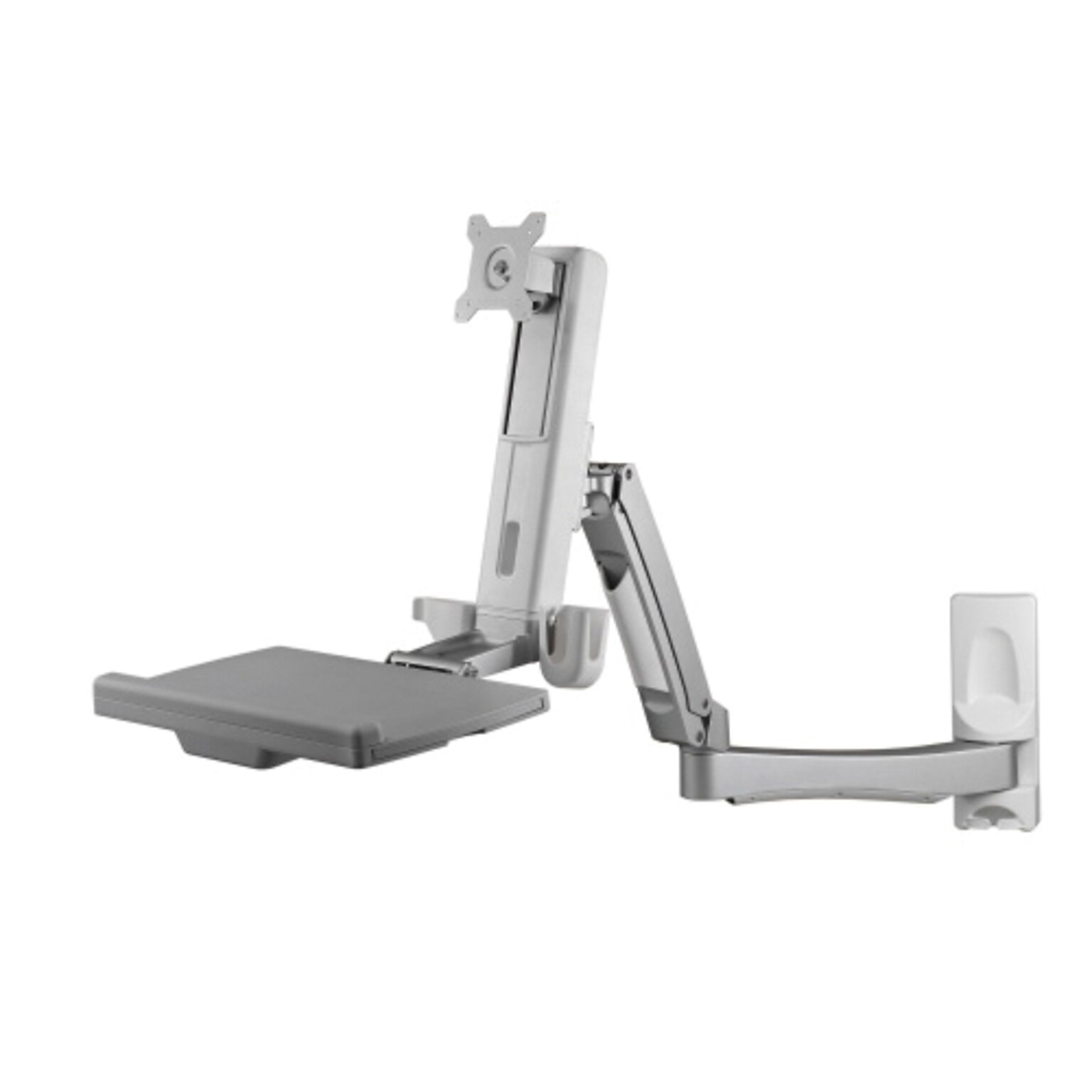 Amer Adjustable Monitor Mount, Up to 24, Gray (AMR1AWSL)