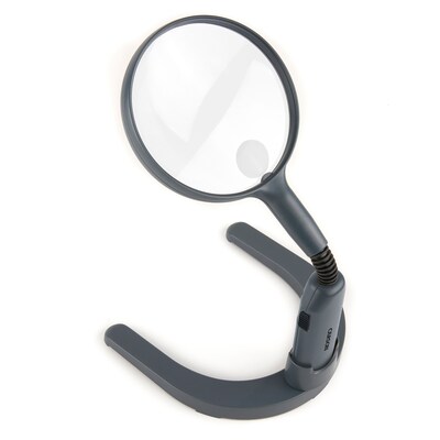 Carson® GN-55 MagniLamp™ 4.3" Hands Free 2x LED Magnifier With 3.5x Spot