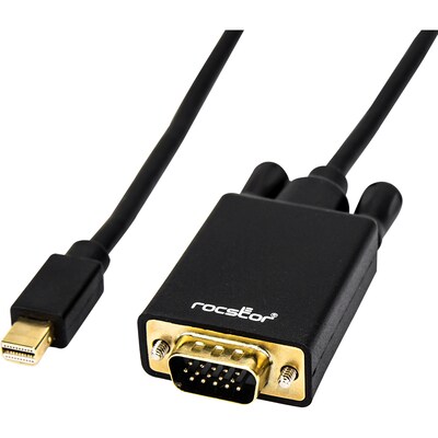 Rocstor Mini DisplayPort/VGA Video Cable (Y10C163-B1)