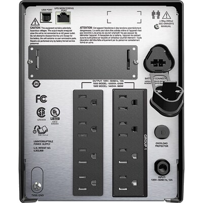 APC Smart-UPS 1000VA LCD 1000VA UPS, 8-Outlets, Black (SMT1000C)