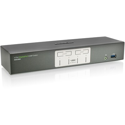 IOGEAR 4-Port DisplayPort KVMP Switch with USB 3.0 Hub (TAA Compliant) (GCS1904)