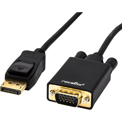 Rocstor DisplayPort/VGA Video Cable (Y10A172-B1)