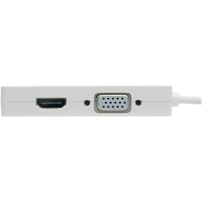 Tripp Lite USB C to HDMI / DVI / VGA Multiport Adapter 4K USB Type C to HDMI, USB-C, USB Type-C (U444-06N-HDV4K)