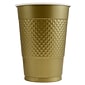 JAM Paper® Plastic Party Cups, 16 oz, Gold, 20 Glasses/Pack (22555216go)