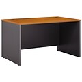 Bush Business Furniture Westfield 48W x 30D Desk, Natural Cherry (WC72448)