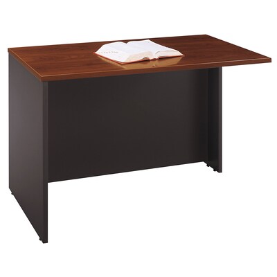 Bush Business Furniture Westfield 48W Return Bridge, Hansen Cherry, Installed (WC24424FA)