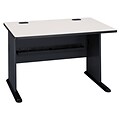 Bush Business Furniture Cubix 48W Desk, Slate, Installed (WC8448AFA)