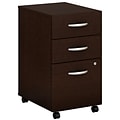 Bush Business Furniture Westfield 3 Drawer Mobile File Cabinet, Mocha Cherry, Installed (WC12953SUFA)