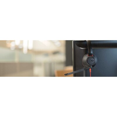 Poly Blackwire 5210 USB-C USB-C Noise Canceling Mono Computer Headset, Unified Communcations Certifi