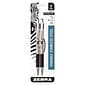 Zebra F-301 Retractable Ballpoint Pen, Bold Point, 1.6mm, Black Ink, 2 Pack (27312)