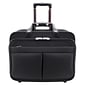 McKlein Roosevelt, Patented Detachable Wheeled Laptop Briefcase, Tech-Lite Ballistic Nylon, Black (74555)