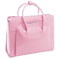 McKlein W Series, LAKE FOREST, Genuine Cowhide Leather,Ladies Laptop Briefcase, Pink (94339)