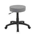 Boss® B210 Series Dot Stool, Gray Vinyl (B210VGY)