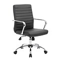 Boss Retro Task Chair with Chrome Fixed Arms (B436CCP)