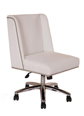 Boss Decorative Task Chair, White (B586C-WV)