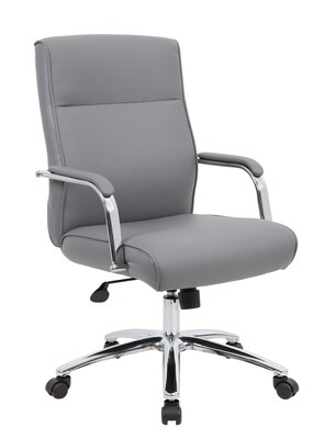 Boss Modern Executive Conference Chair, Grey (B696C-GY)