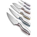 12-Piece Stainless Steel Color Band Knife Set with Blade Guard (C7712PCS)