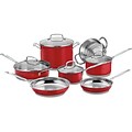 Chefs® Classic Stainless Color 11-Piece Cookware Set (CSS11MR)