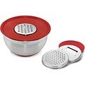 Multi-Prep Bowl with Graters, Red (CTG00MBGR)