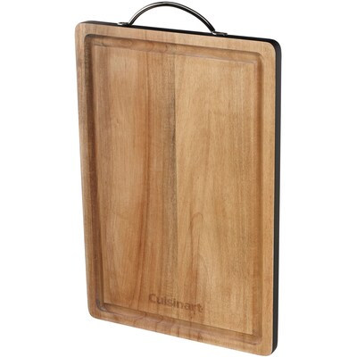 15 Acacia Wood Cutting Board with Black Colorband (CWB15AB)