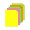 Astrobrights Color Paper, 8.5 x 11, 24 lb./89 gsm, Neon 5-Color Assortment, 500 Sheets/Pack (202