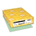 Wausau Paper Index 110 lb. Index Paper, 8.5 x 11, Green, 250 Sheets/Pack (WAU49561)