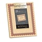 Southworth Foil Enhanced Parchment Certificates, 8.5" x 11", 24 lb., Parchment Finish, Copper, 25/Pack (CT5R)