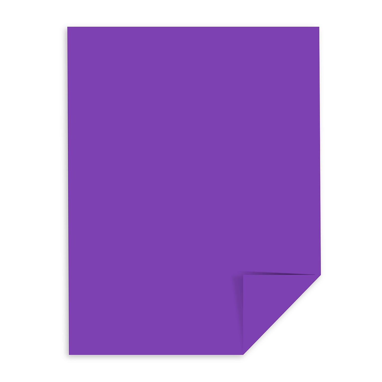 Astrobrights 65 lb. Cardstock Paper, 8.5 x 11, Purple, 250 Sheets/Pack (WAU21971)