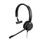 Jabra Evolve 20 MS Mono Noise Canceling Headset, Over-the-Head, Black (4993-823-309)