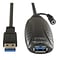 Plugable USB3-10M-D 32 USB 3.0 Type A to Type B Power Extension Cord, Black