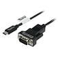 Plugable USBC-VGA-CABLE 6' VGA to USB 3.1 Type C Male/Male Video Cable, Black