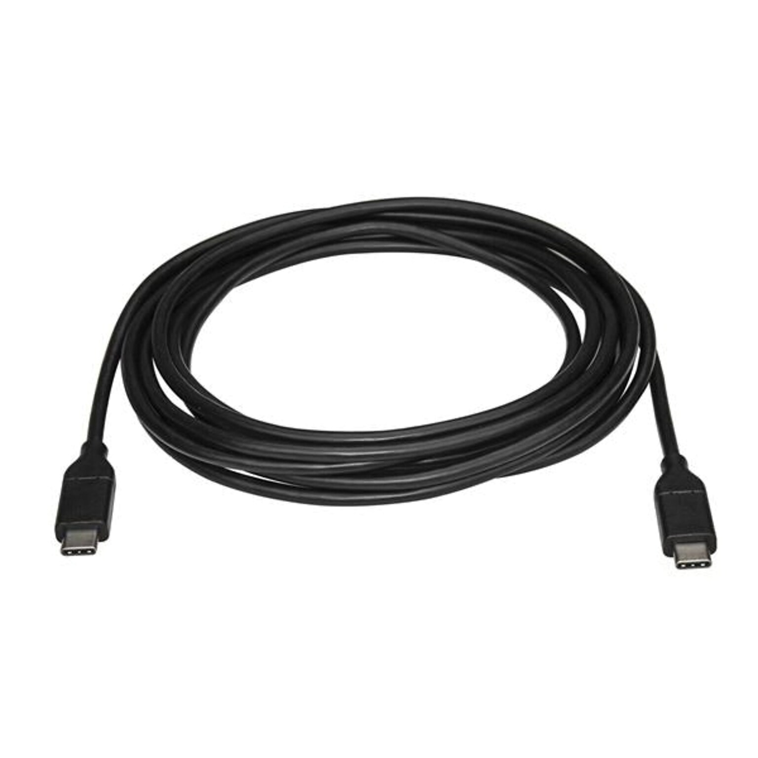 StarTech.com® USB2CC3M 9.8 USB 2.0 Type C Male/Male Data Transfer Cable, Black