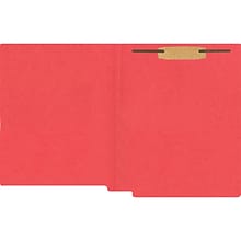 Medical Arts Press® Heavy-Duty Colored End-Tab Folders; 20 pt., 1 Fastener, Straight Cut, Letter Siz