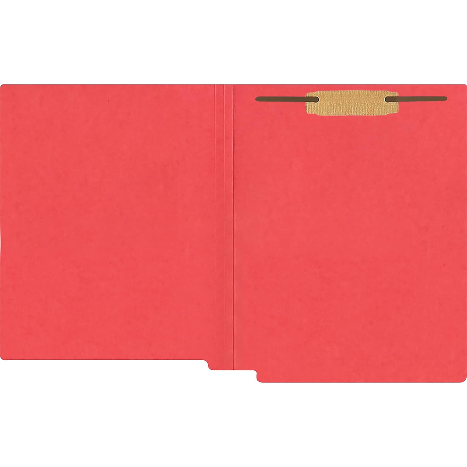 Medical Arts Press® Heavy-Duty Colored End-Tab Folders; 20 pt., 1 Fastener, Straight Cut, Letter Size, 40/BX