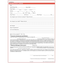 Medical Arts Press® Dental Chart Forms For Adult Patients; Information Update
