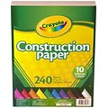 Crayola Construction Paper, Assorted Colors, 480/Pack (99-0013)