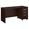 Bush Business Furniture Westfield 60W x 24D Office Desk with Mobile File Cabinet, Mocha Cherry (SRC0
