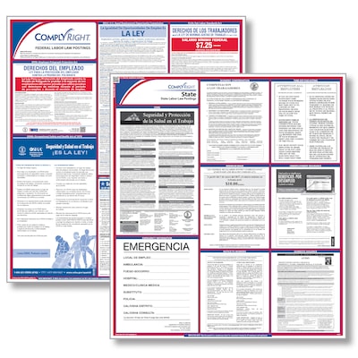 ComplyRight™ All-Inclusive Federal and State Labor Law Poster Set, Kentucky, Spanish (E50KYS)