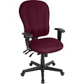 Raynor Eurotech 4 x 4 XL Fabric Ergonomic High-Back Task Chair, Fabric, Burgundy
