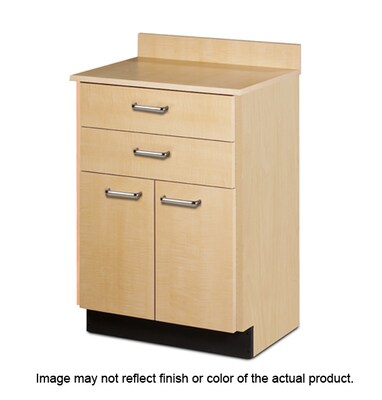 Clinton Industries Treatment Cabinet with 2 Door/2 Drawer, Maple/Maple