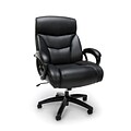 Essentials by OFM ESS-6040 Big and Tall Executive Bonded Leather Chair, Black, (ESS-6040-BLK)