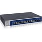 Netgear 12-Port Gigabit Ethernet Managed Switch, Blue/Gray (XS512EM-100NAS)