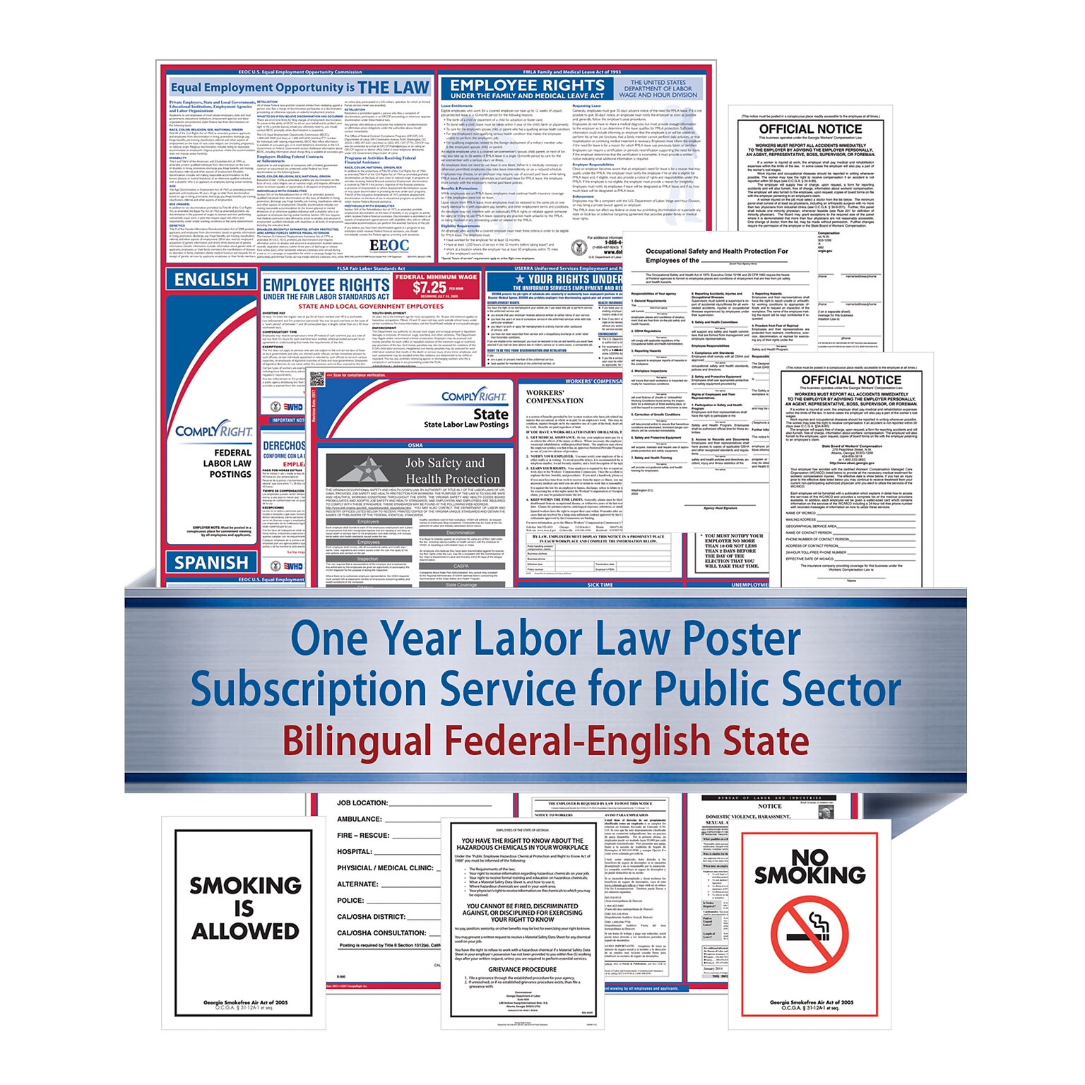 ComplyRight Federal (Bilingual), State & Public Sector (English) - Subscription Service, Illinois