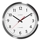 La Crosse Technology 14 Inch UltrAtomic Analog Stainless Steel Wall Clock (404-1235UA-SS)