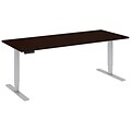 Bush Business Furniture Move 80 Series 72W x 30D Height Adjustable Standing Desk, Mocha Cherry (HAT7230MRSK)