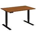 Bush Business Furniture Move 80 Series 48W x 30D Height Adjustable Standing Desk, Natural Cherry (HAT4830NCBK)