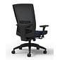 Union & Scale Workplace2.0™ Fabric Task Chair, Navy, Adjustable Lumbar, 2D Arms, Synchro Seat Slide